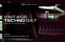 ClusterSound Vintage Techno DAT Wav-Rex2-Kontakt-Live